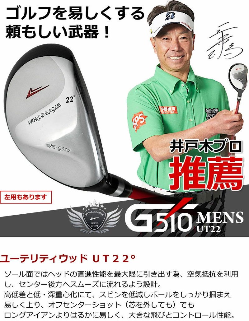 ワールドイーグル WE-G510 メンズ 16点（12本）クラブセット 専用 