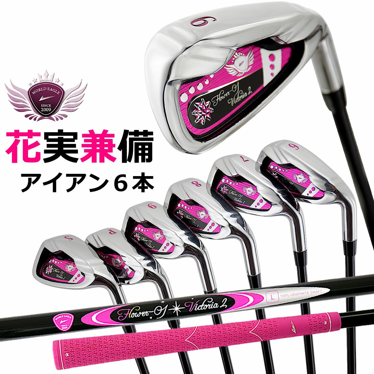 ワールドイーグル ゴルフ レディース アイアンセット ランキング上位の