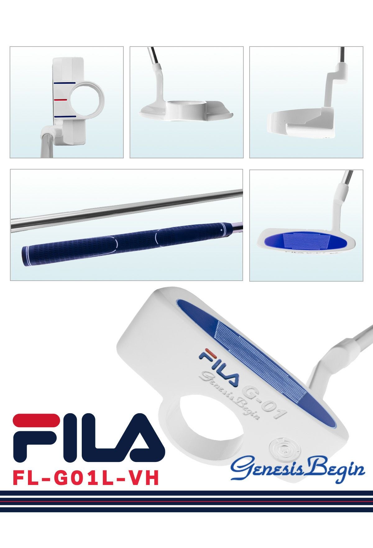 FILA GOLF レディース ゴルフ クラブ セットホワイトブルー 右用 FL