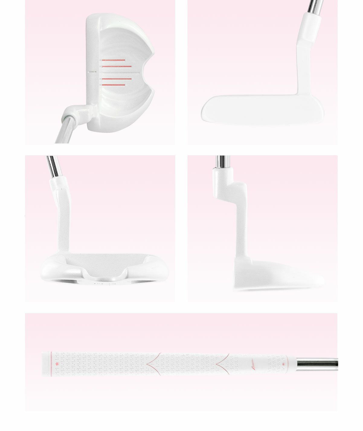 ワールドイーグル WE-101 ピンク レディース ハーフ 8点（6本）クラブ