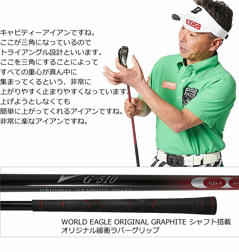 ワールドイーグル WE-G510 メンズ 16点（12本）クラブセット キャディ