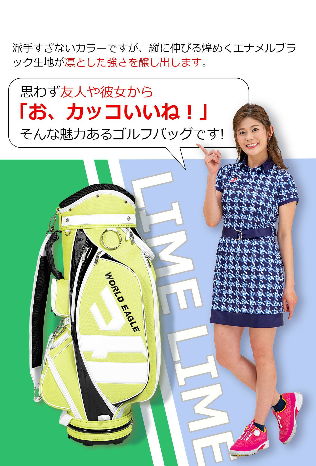 ワールドイーグル WE-G510 メンズ 16点（12本）クラブセット キャディ