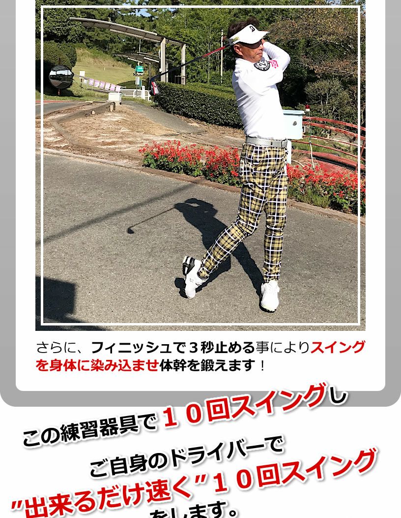 ワールドイーグル ゴルフ練習器具 井戸木鴻樹プロが考案したスイング