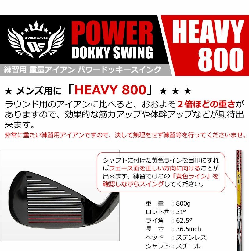 ワールドイーグル ゴルフ練習器具 井戸木鴻樹プロが考案したスイング
