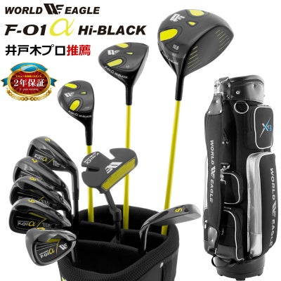 ワールドイーグル F-01 ハイブラック メンズ 13点 クラブセット WE F 