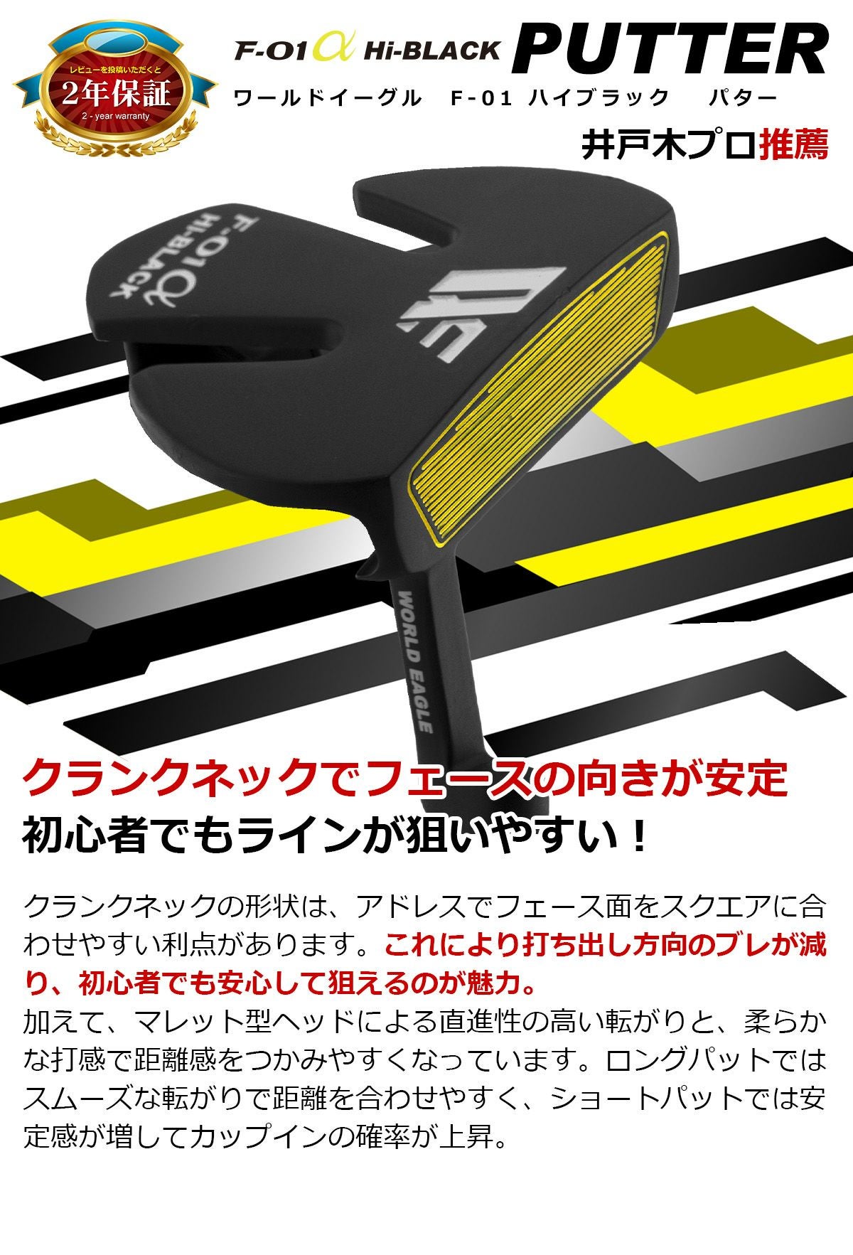 ワールドイーグル F-01 ハイブラック メンズ 13点 クラブセット WE F