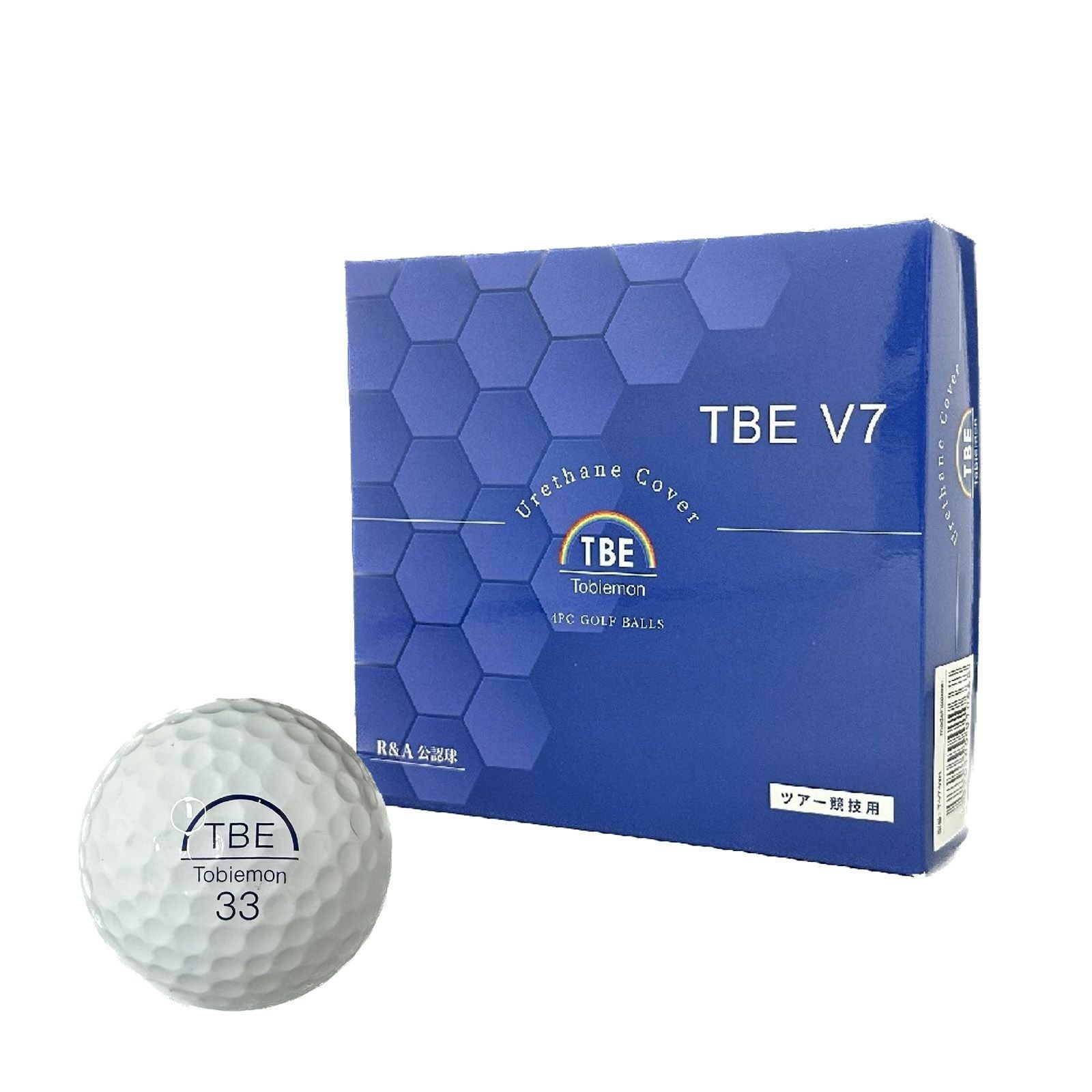 飛衛門 Tobiemon V7 4ピース ウレタンボール ツアー競技用 R＆A公認球