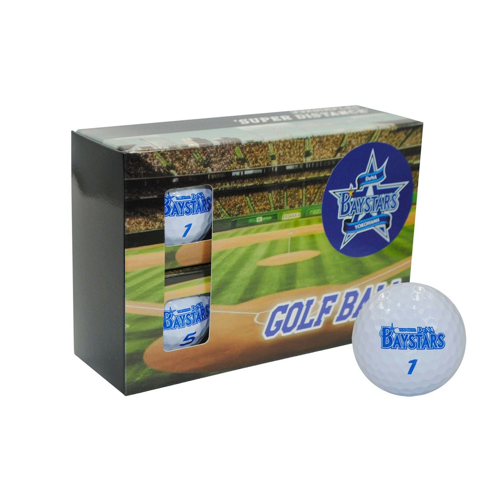 プロ野球！NPB！横浜DeNAベイスターズ ゴルフボール 6個入り YBBA-4773